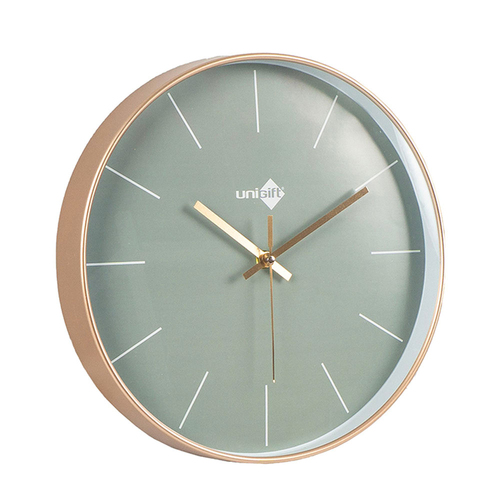 Unigift Classic 30cm Round Plastic Analogue Wall Clock - Assorted