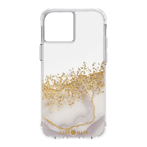 Case-Mate Karat Marble Protection Case For iPhone 14 - White