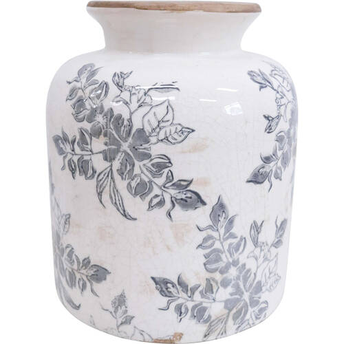 LVD Ceramic Jar Vase Home/Lounge Decor 19cm Florence