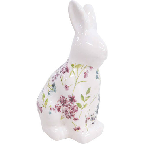 LVD Ceramic Rabbite Peitie Maison Figurine 13x20.5cm