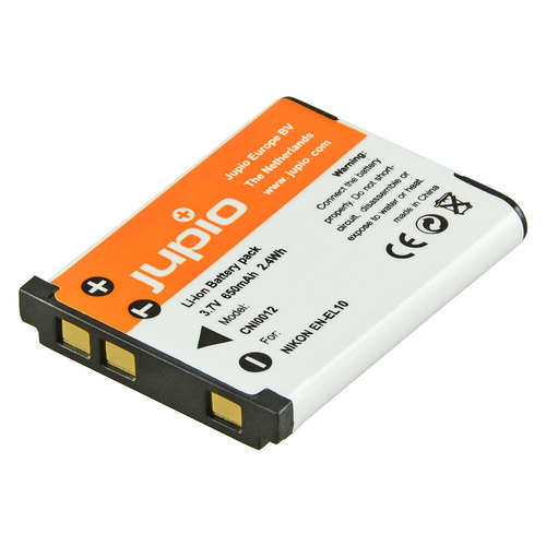 Jupio Li-Ion 3.7V 650mAh Rechargeable Battery For Nikon EN-EL10 Camera