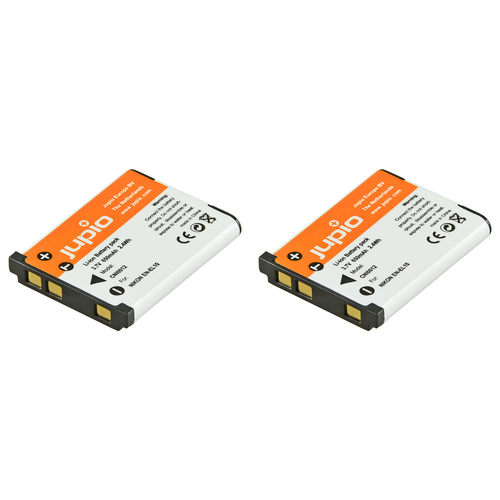 2PK Jupio Li-Ion 3.7V 650mAh Rechargeable Battery For Nikon EN-EL10 Camera