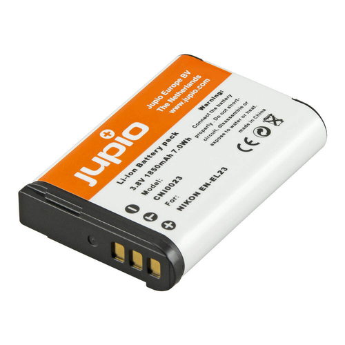 Jupio Li-Ion 3.8V 1850mAh Rechargeable Battery For Nikon EN-EL23 Camera