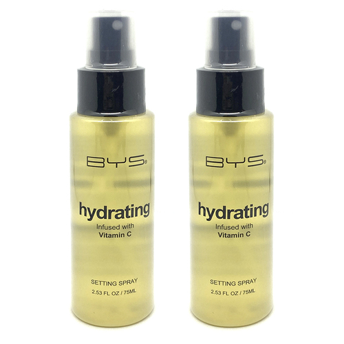 2PK BYS Hydrating Skin/Makeup 75ml Setting Spray w/ Vitamin C