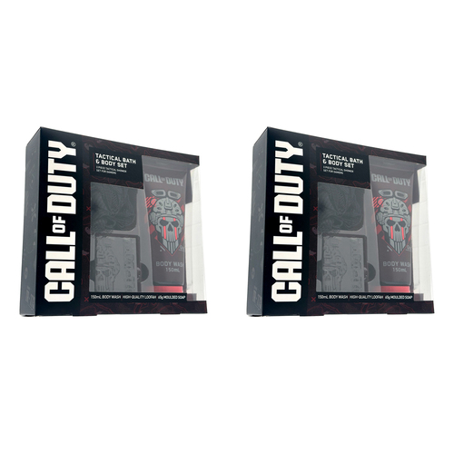 2PK Call Of Duty Tactical Bath & Body Kids Toiletry Set 6y+