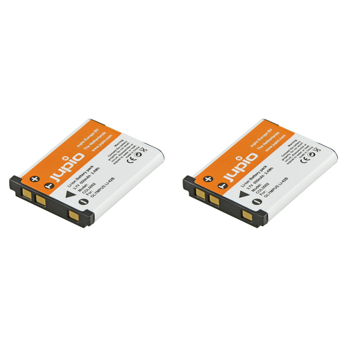 2PK Jupio Li-Ion 3.7V 650mAh Rechargeable Battery For Olympus Li-40B/Li-42B Cam