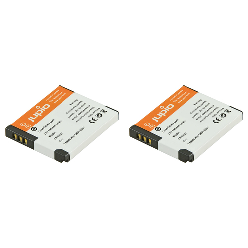 2PK Jupio Li-Ion 3.6V 690mAh Rechargeable Battery For Panasonic DMW-BCL7 Camera