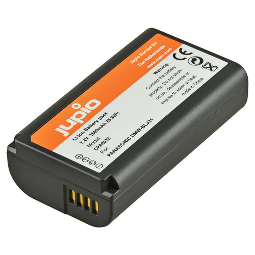 Jupio Li-Ion 7.4V 3500mAh Rechargeable Battery For Panasonic DMW-BLJ13E Cam