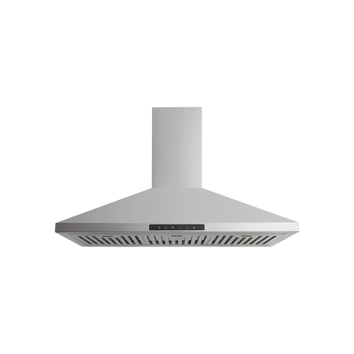 Euromaid 90cm Stainless Steel Pyramid Canopy Rangehood - Silver