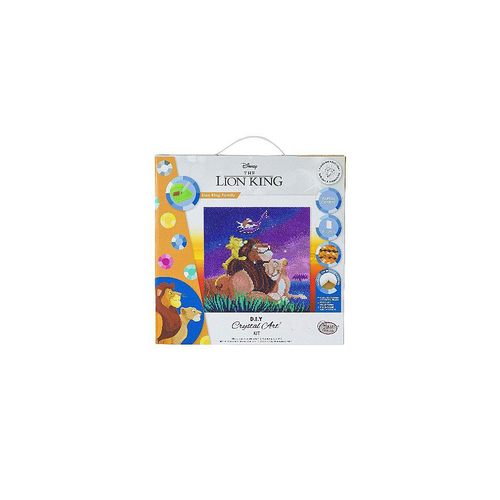 Craft Buddy Lion King Family 30x30cm Crystal Art Kit 8y+