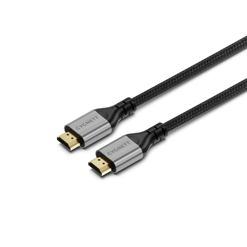 Cygnett Unite 8K Resolution HDMI to HDMI Braided Cable 1.5m - Black