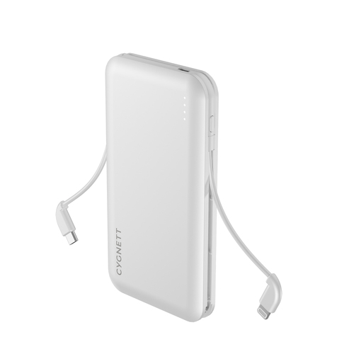 Cygnett Gen2 ChargedUp 10000mAh Pocket Power Bank - White