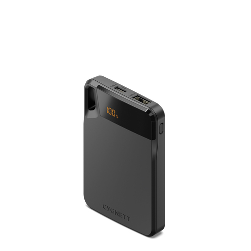 Cygnett Gen4 Boost 5000mAh Power Bank Portable Charger - Black