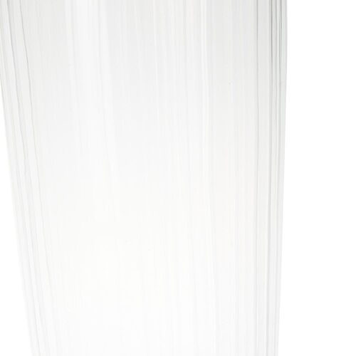 Belle Cello Stripe Cut Glass Flower Vase Home Decor Large 92cm - Clear