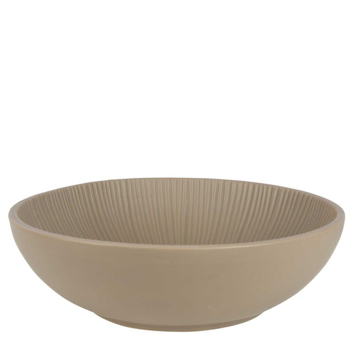 Belle Isola Ceramic Fruit Bowl Round 31cm - Dove Grey