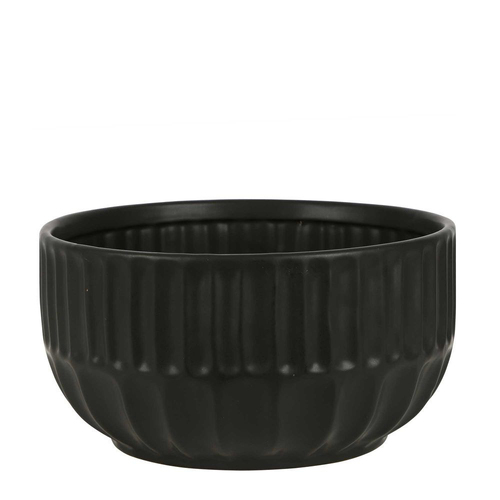 Belle Kartun Ceramic Bowl 25.5cm Kitchen Serveware - Black