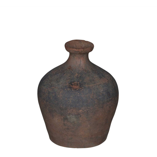 Belle Henan 120 Year Terracotta Wine Jar 23x30cm - Natural