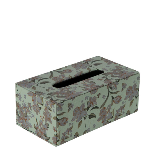 Belle Hunter Tissue Box PU Storage Rectangle 25x13.5cm - Green