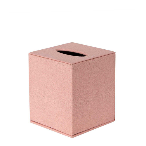 Belle Hunter PU Tissue Box Storage Square 15.5x13.5cm - Pink