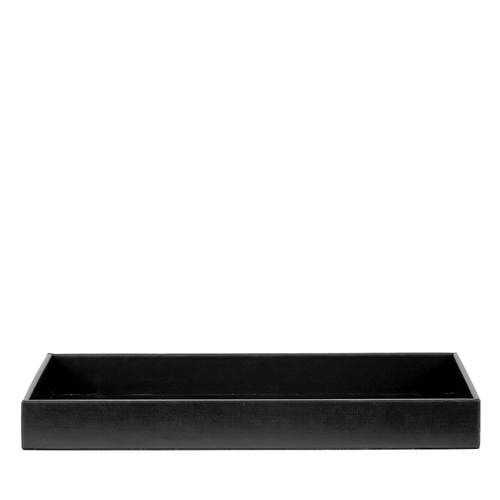 Belle Accessories Tray Tabletop Home Decor Rectangle 45x25cm - Black