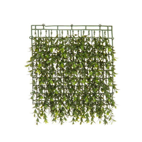 Belle Boxwood Wall Mat Hanging Artificial Plant Decor 82x25cm - Green