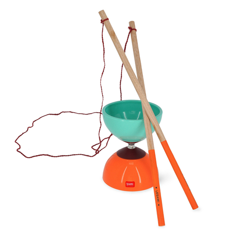 Legami Diabolo Chinese Yo-Yo w/ Wooden Stick Game Toy