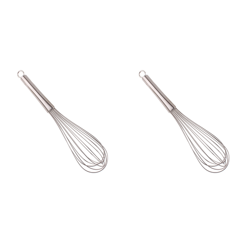 2PK Appetito Stainless Steel Balloon Whisk 30cm Home Kitchen Cooking