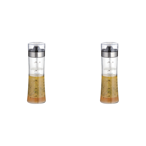 2PK Appetito Salad Dressing Shaker 500Ml Home Kitchen Cooking Tool