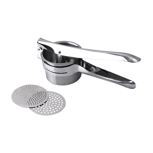 Appetito Stainless Steel & Chrome Potato Ricer Home Kitchen Cooking Tool