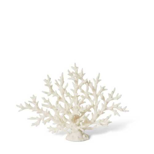 E Style 28cm Resin Coral Staghorn Sculpture - White