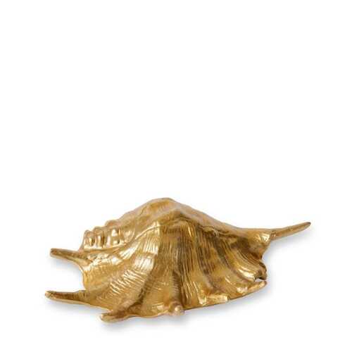 E Style 33cm Aluminium Murex Shell Sculpture - Gold