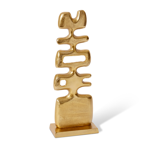 E Style Kirk Home Decorative Sculpture Gold - 18 x 10 x 48cm