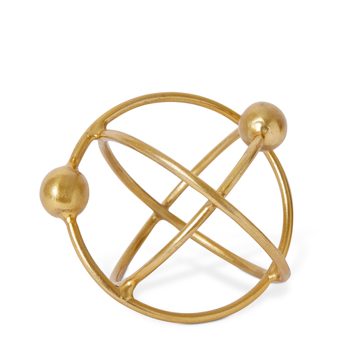 E Style Atom Home Decorative Sculpture Gold - 21 x 21 x 17cm