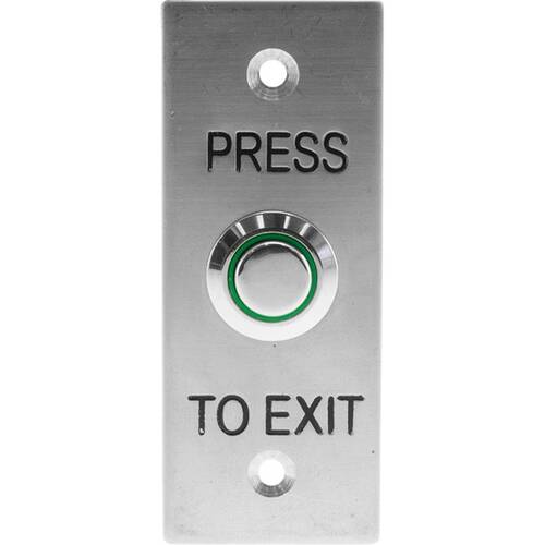 PRESS TO EXIT BUTTON NIDAC