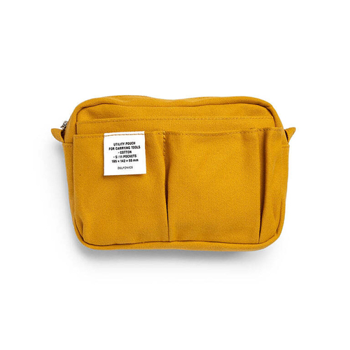 Delfonics Cotton Inner Carry Bag Pouch Small 19.5cm - Yellow