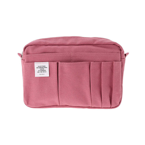 Delfonics Cotton Inner Carry Bag Pouch Medium 26.5cm - Pink