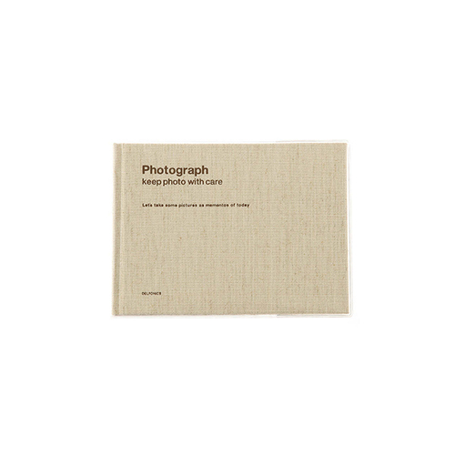 Delfonics Cloth-Bound Basic Photo Album 14x8.5cm Small - Natural