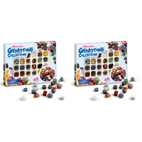 2x 48pc Kaper Kidz Ultimate Gemstone Collection Kids/Childrens Toy 6Y+