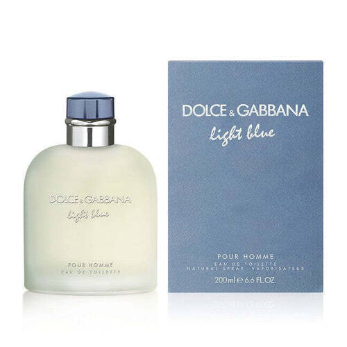 Dolce & Gabbana Light Blue Pour Homme Eau De Toilette Spray For Men 200ml