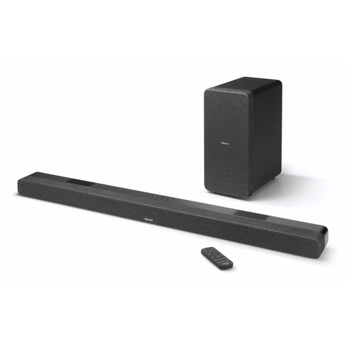 Denon DHT-S517 Sound Bar w/ Wireless Subwoofer Speaker System Black