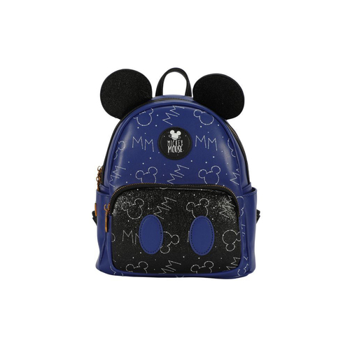 Disney Mickey PU Backpack Kids/Children Rucksack Bag - Blue/Black