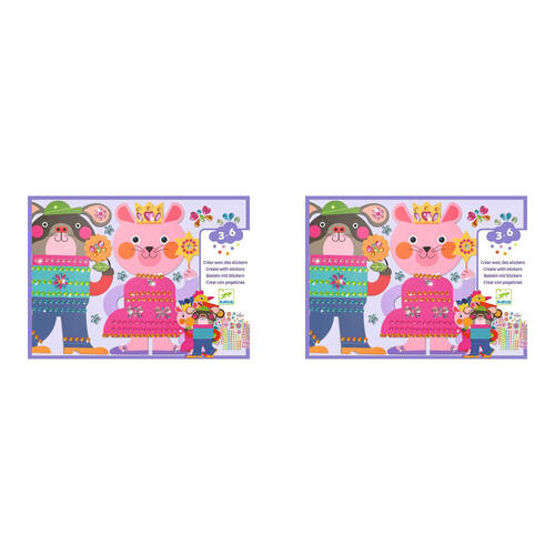 2PK Djeco Sparkles Stickers Set 31x24cm Kids/Children 3y+