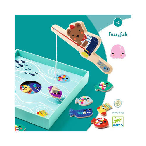 Djeco Fuzzyfish Magnetic Fishing Game Kids/Children 2y+