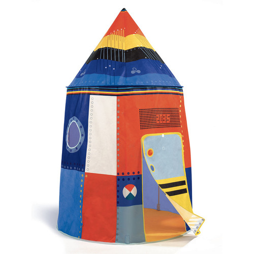 Djeco Rocket-Shaped 47cm Play Tent Kids Indoor Playhouse 3y+