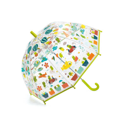 Djeco Froglets Child Manual Dome Umbrella PVC 67.5cm 3y+