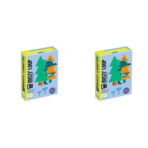 2PK Djeco Mystery Wolf Pairs Matching Card Game Kids 4y+