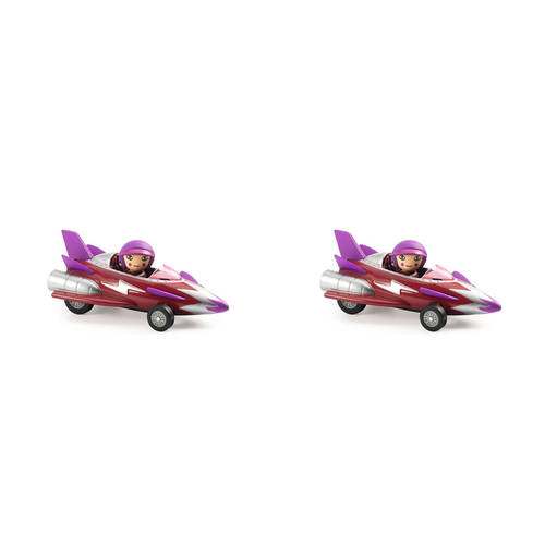 2PK Djeco Miss Burgundy Crazy Motors 4x9cm Kids Play Toy 3y+