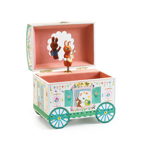 Djeco Enchanted Caravan Music Box 15cm Kids Decor Toy 4y+