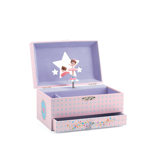 Djeco The Ballerina's Tune Music Box 19x13.5cm Jewelery Storage 4y+