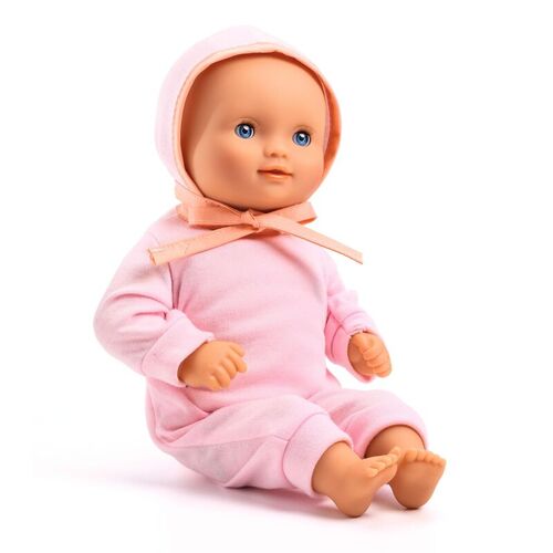 Djeco Lila Rose Pomea 32cm Soft Body Doll Kids Toy 18m+